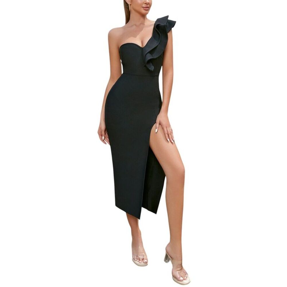 Amanda Royal Womens  Midi Dress